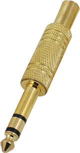6.3 mm STEREO GOLD JAK