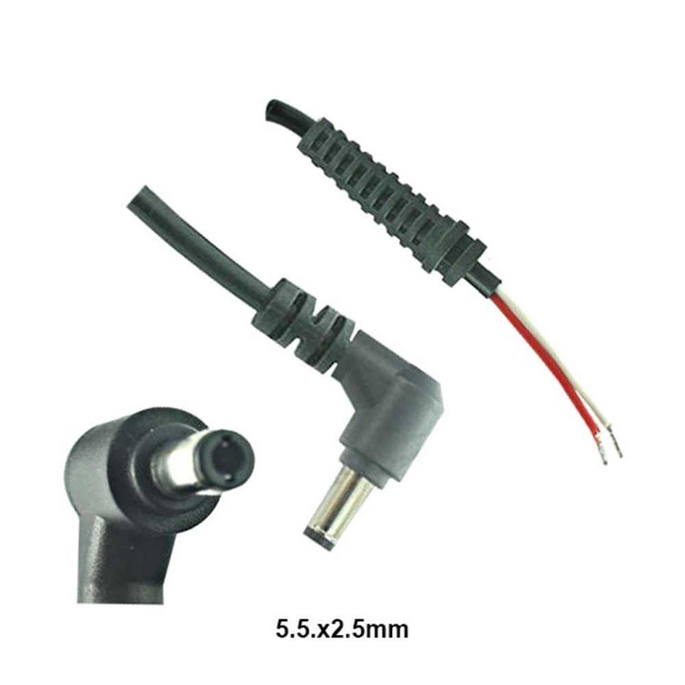 DC KABLO 5.5 X 2.5 mm