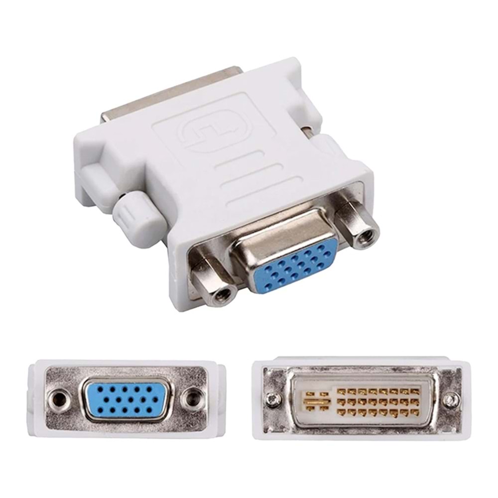 DVI E/ VGA DİŞİ ADAPTÖR