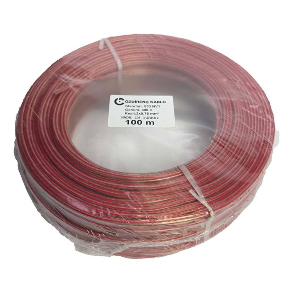2X0,75 TSE Lİ KABLO