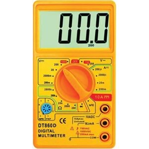 DT 860D- 700D GENİŞ EKRAN DİGİTAL ÖLÇÜ ALETİ