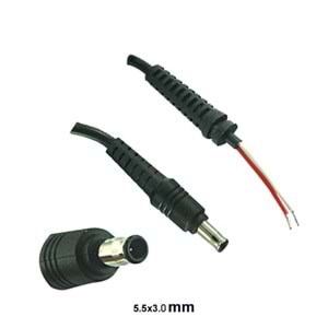 DC KABLO 5.5 X 3.0 mm İĞNELİ