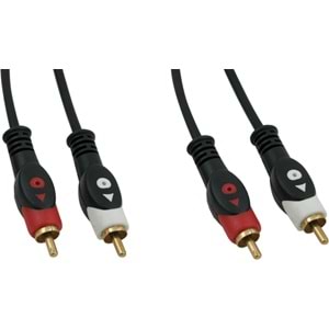 2RCA SİYAH GOLD KABLO 1,5mt