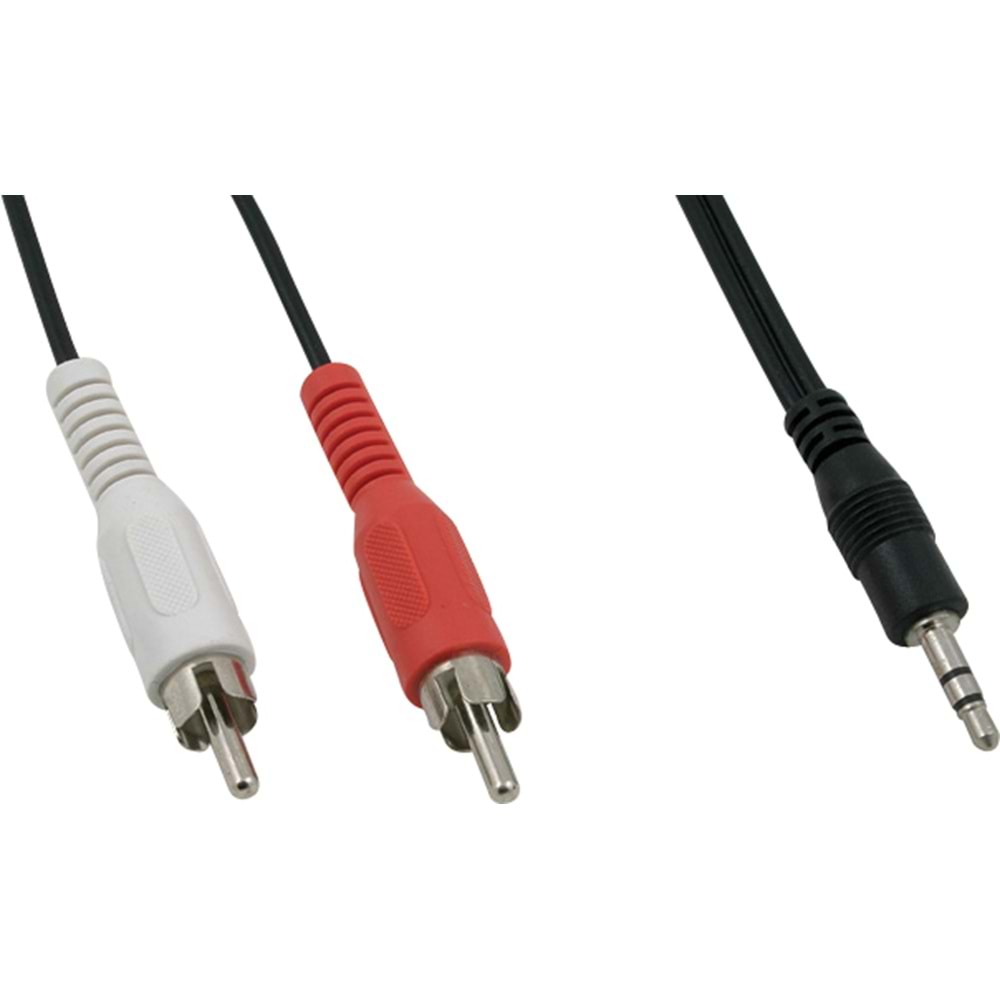 2RCA / 3,5 mm STR KABLO 1.5mt